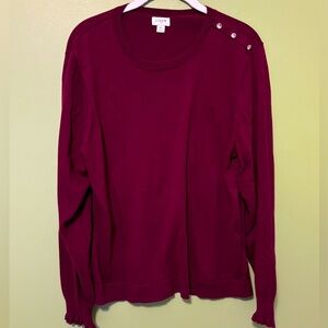 J. Crew sweater with buttons